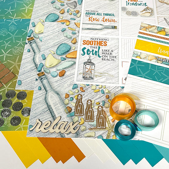 Sea Glass Page Kit