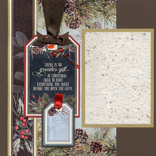 Boughs of Joy 12x12 Wreath Print
