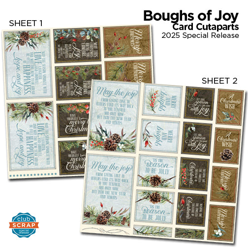 Boughs of Joy Card Cutaparts