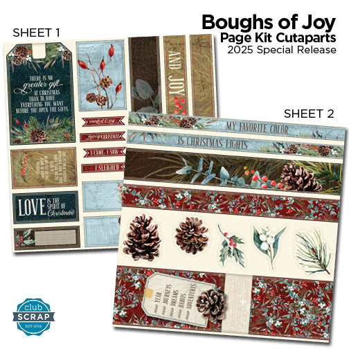 Boughs of Joy Page Cutaparts