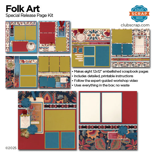 Folk Art Page Kit