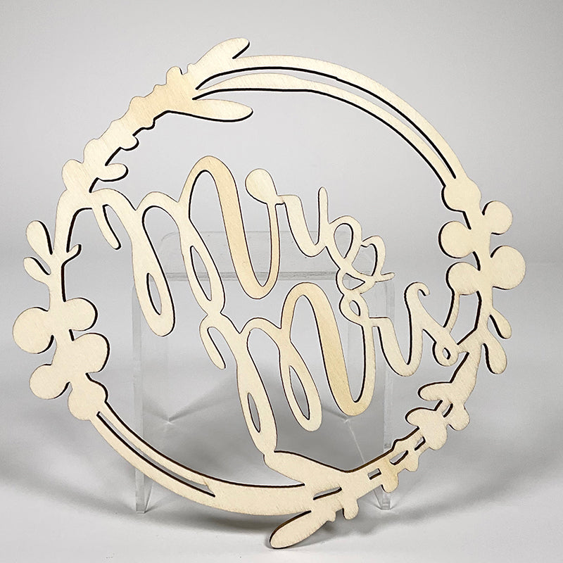 Tie the Knot Circle Wood Cut