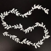 Tie the Knot Lace Embroidered Leaves