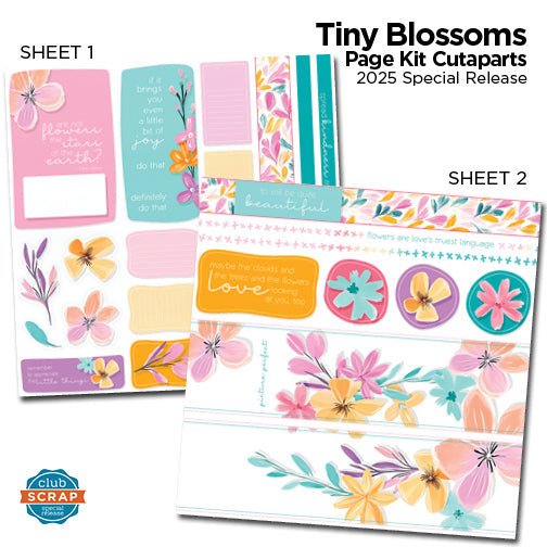 Tiny Blossoms Page Cutaparts