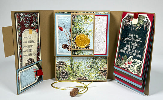 Travel Memory Book Components - Kraft