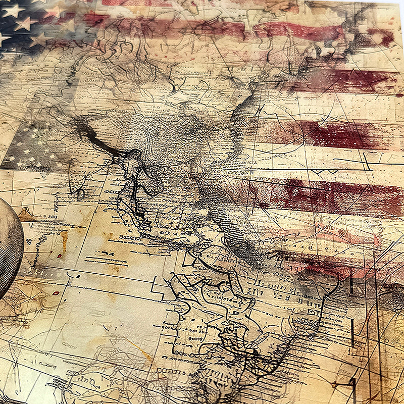 America 250 12x12 Eagle Print