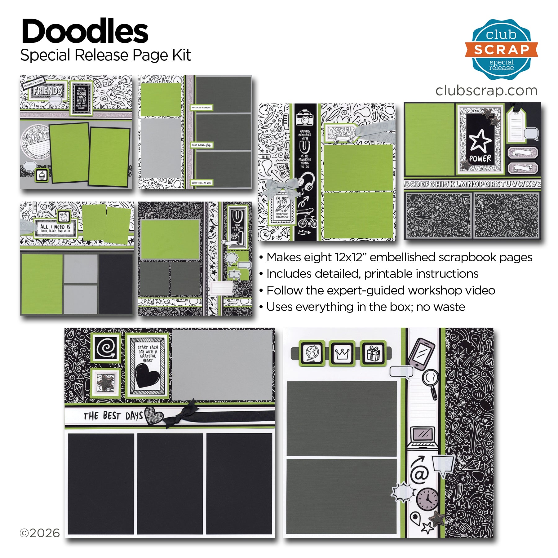 Doodles Page Kit
