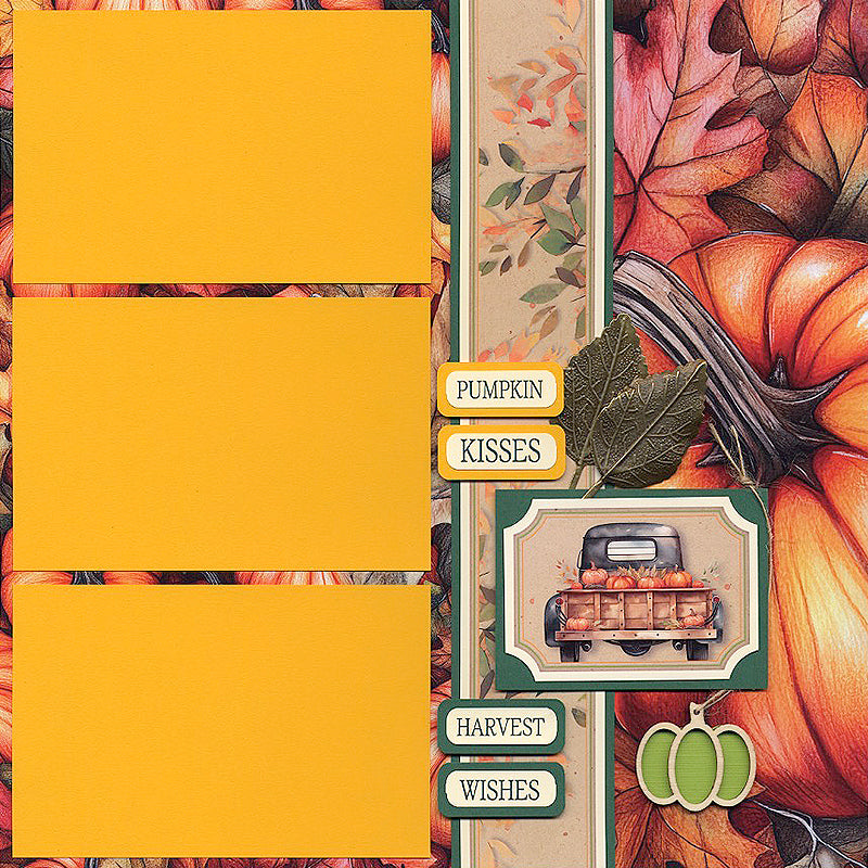 Fresh Picked 12x12 Pumpkin Print