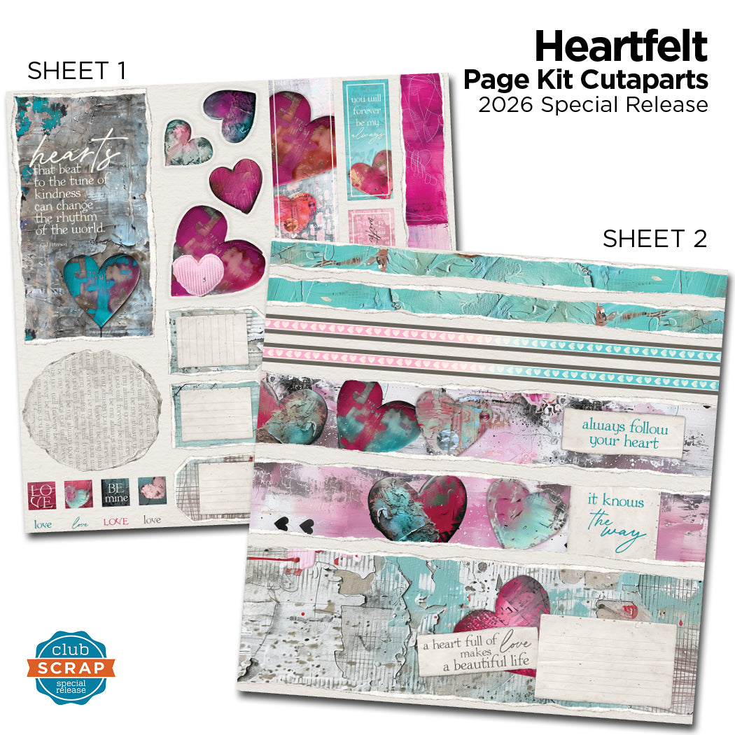Heartfelt Page Cutaparts