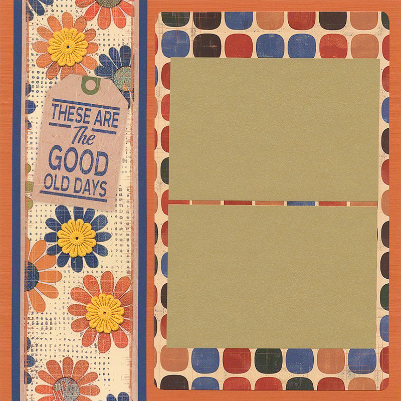 Mid Mod 12x12 Small Squares Print