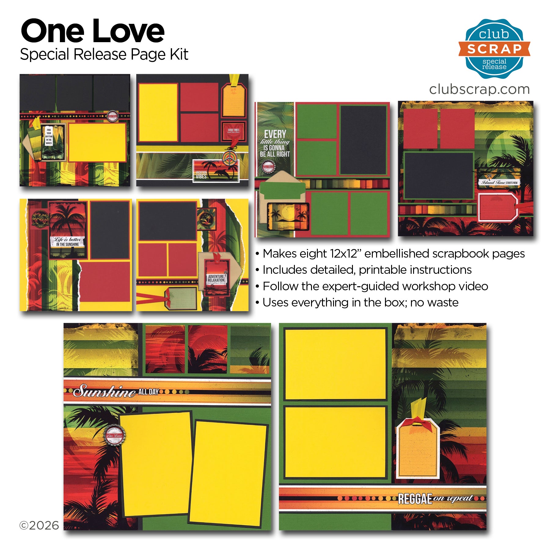 One Love Page Kit