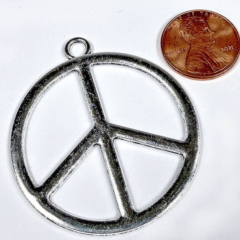 One Love Jumbo Peace Charm