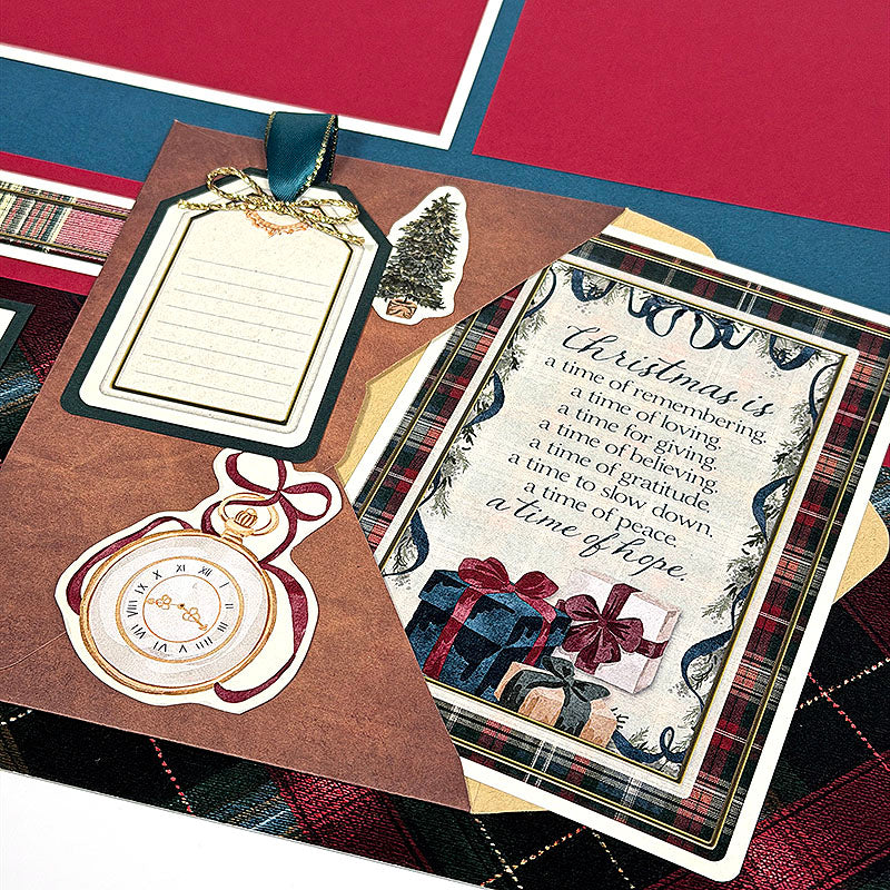 Timeless Christmas Large Vintage Envelopes