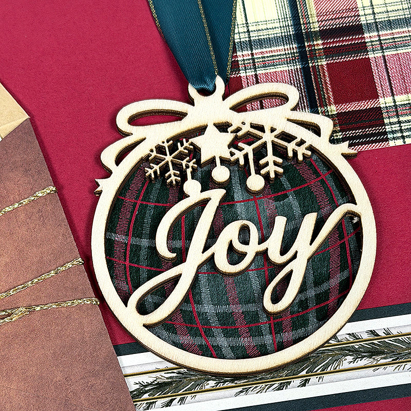 Timeless Christmas Ornament Woodcuts