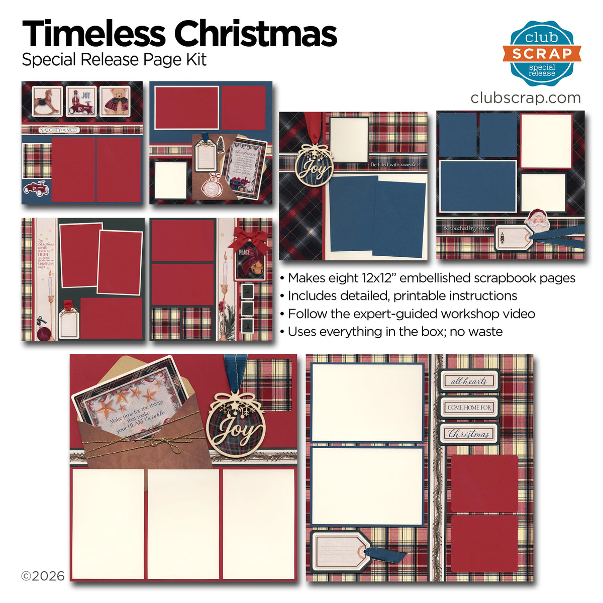 Timeless Christmas Page Kit