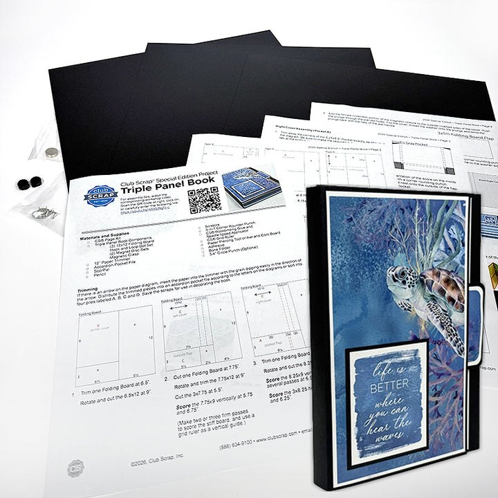 Triple Panel Book Components