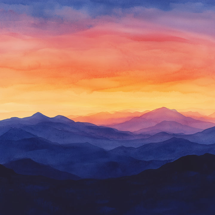 Vista 12x12 Mountain Print