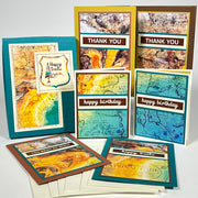 5x7 Nested Strips Card Kit - Yellowstone