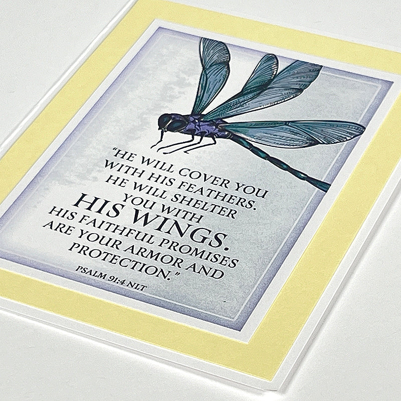 5x7 Nested Strips Card Kit - Lotus