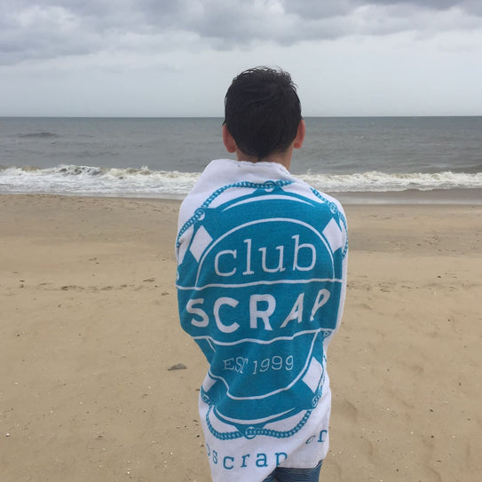 Club Scrap Logo Beach Towel