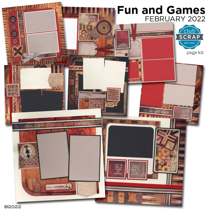 Fun and Games Page Kit