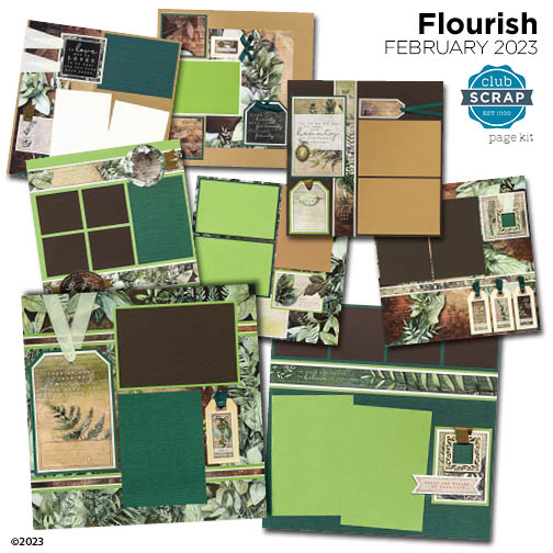 Flourish Page Kit – Club Scrap