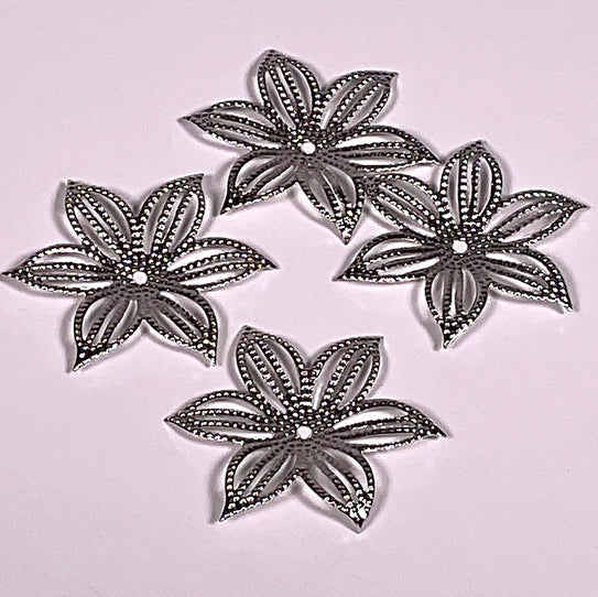 Whimsy Silver Flowers