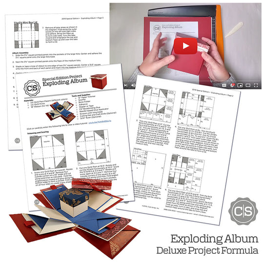Exploding Album Online Class – Club Scrap