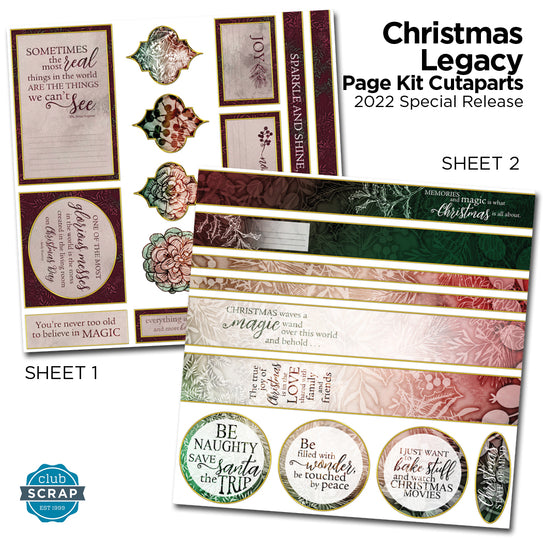 Christmas Legacy Page Cutaparts