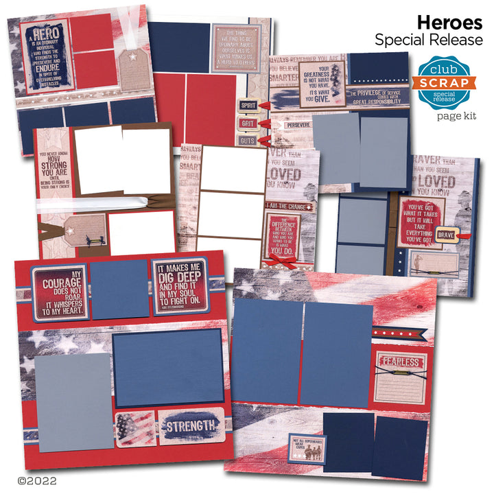 Heroes Page Kit